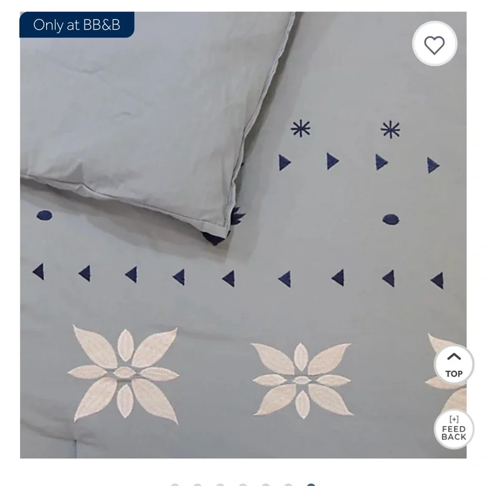 Wild Sage Alana Geometric 3-Piece Reversible Comforter Set